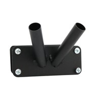 Uchwyt do flag balkonowy uniwersalny 2x uchw czarn