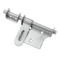 Zasuwa nierdzewna 120mm na kłódkę