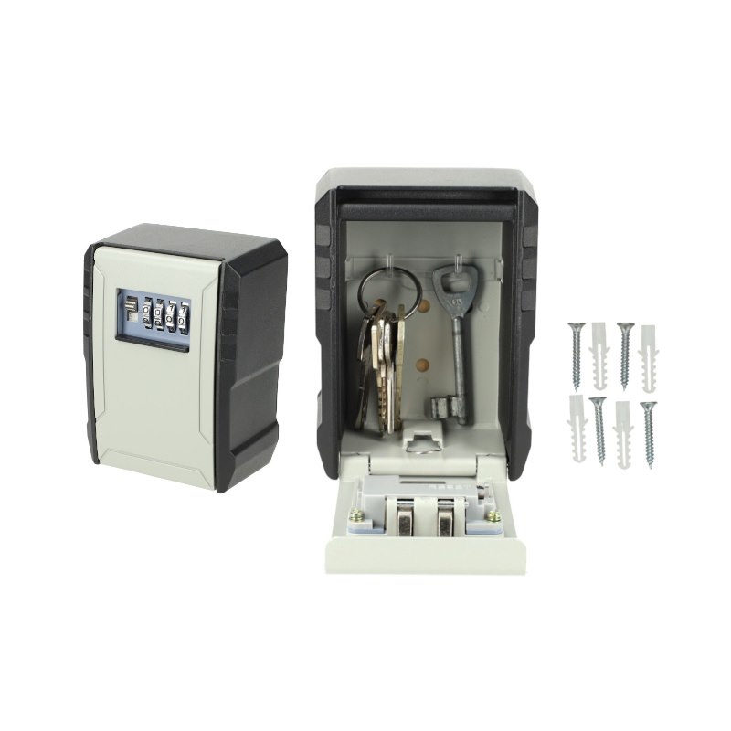 Sejf mały na ścianę 135x100x65mm na klucze/piloty