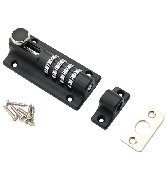 Zasuwa drzwiowa na szyfr 120mm odlewany korpus