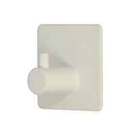 Wieszak metalowy samoprzylepny kwadratowy biały