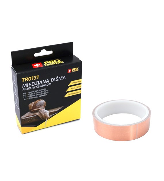 Taśma miedziana na ślimaki 4m
