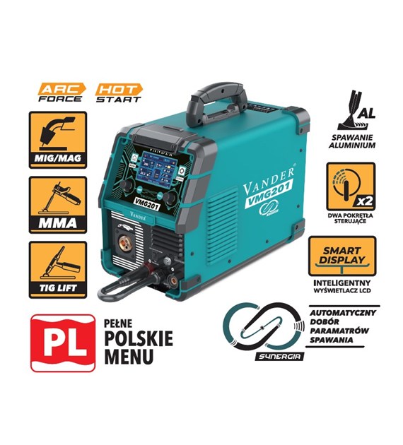 Migomat spawarka system SYNERGIA 200A VANDER