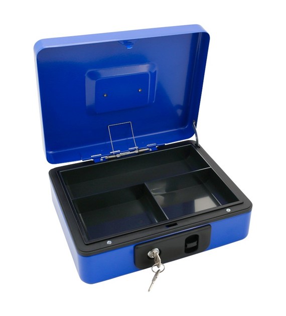 Kaseta kasjerska 25x20x9 autom podnosz+tacka bilon