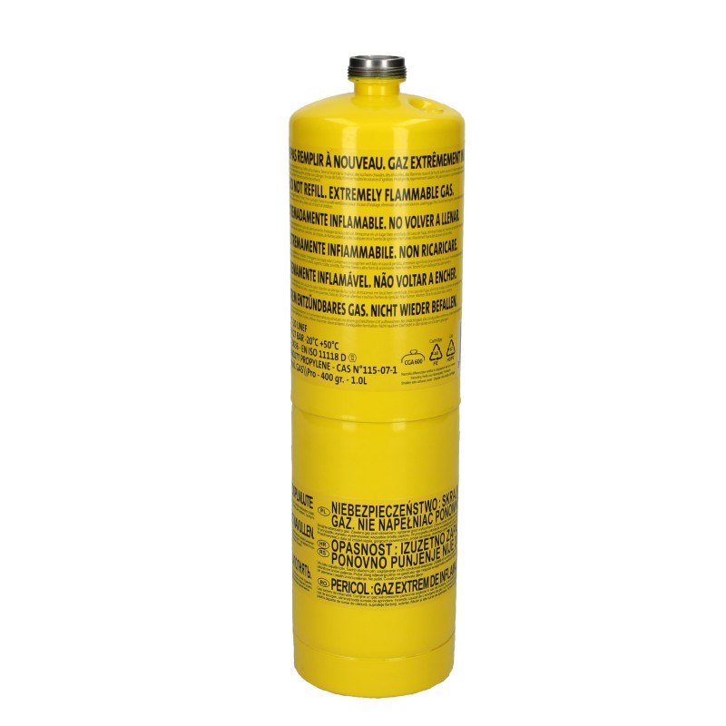 Gaz w butli 400g typu MAPP gwint 1''