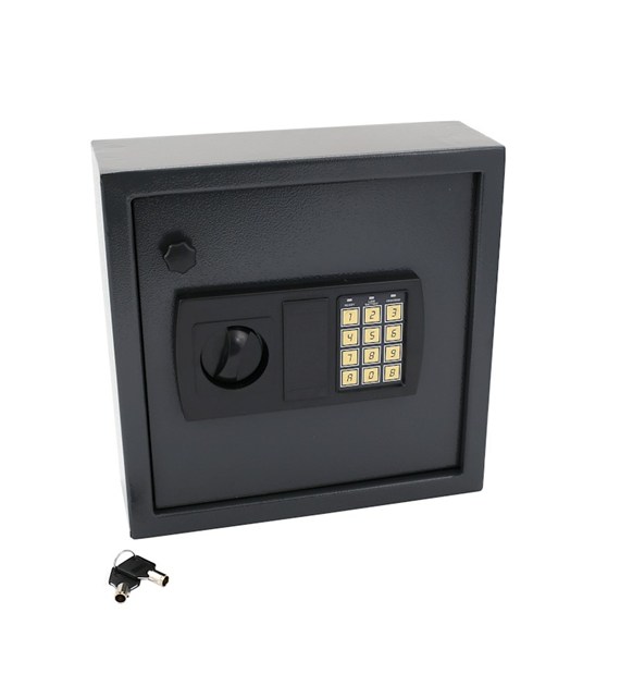 Sejf elektroniczny na klucze 24szt 33x25x10cm 3mm