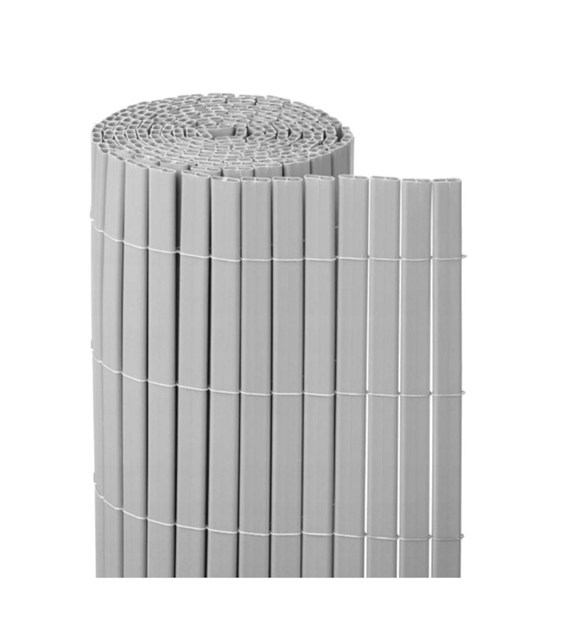 Osłona na płot, balkon 3x1m  szary UV