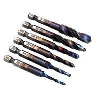 Wiertło z gwintownikiem zestaw 6cz HSS 3-10mm