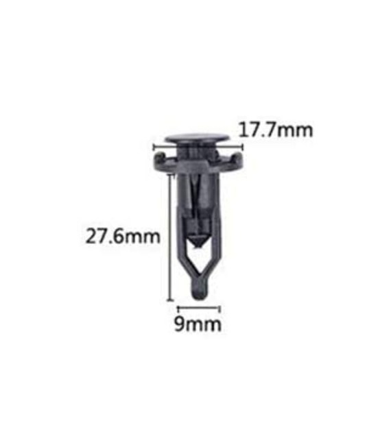 Spinki do tapicerki samochod. 17,7x27,6x9mm 30szt