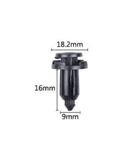 Spinki do tapicerki samochodowej 18,2x16x9mm 30szt