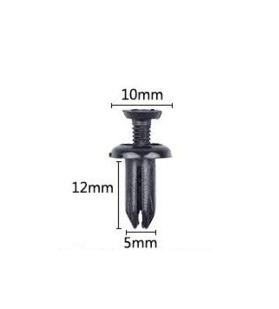 Spinki do tapicerki samochodowej 10x12x5mm 30szt