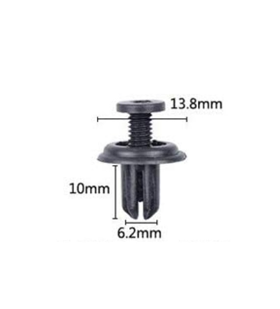 Spinki do tapicerki samochod. 13,8x10x6,2mm 30szt