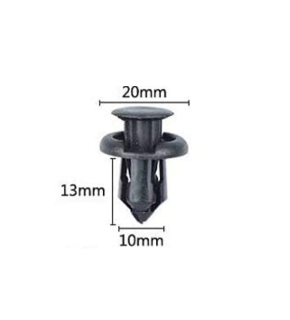 Spinki do tapicerki samochodowej 20x13x10mm 30szt