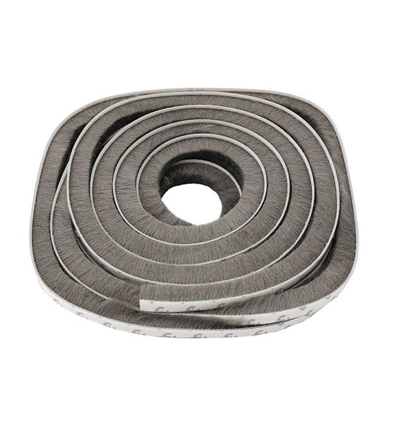 Uszczelka szczotkowa 7mm x12mm x 6mb szara 3M