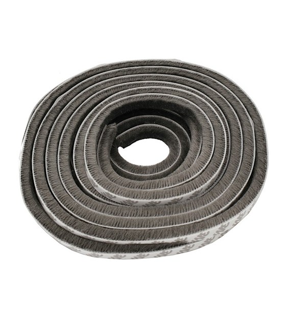 Uszczelka szczotkowa 9mm x9mm x 6mb szara 3M