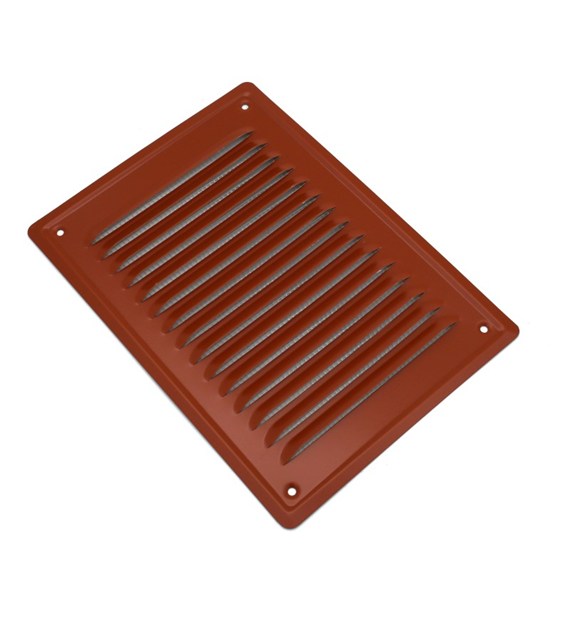 Kratka went metalowa skośna S 14x21 cegła+ siatka