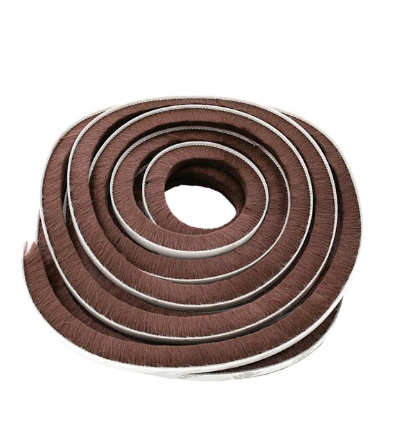 Uszczelka szczotkowa 7mm x12mm x 6mb brązowa 3M