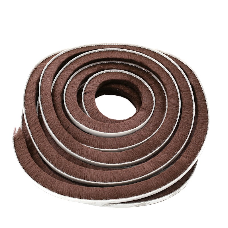 Uszczelka szczotkowa 7mm x12mm x 6mb brązowa 3M