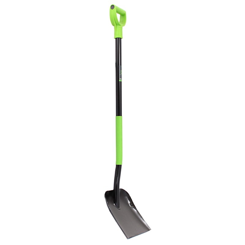 Łopata piaskowa LMX metalowa  na rurce mocna GREEN