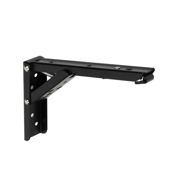 Kątownik składany 200x1.4mm czarny matowy