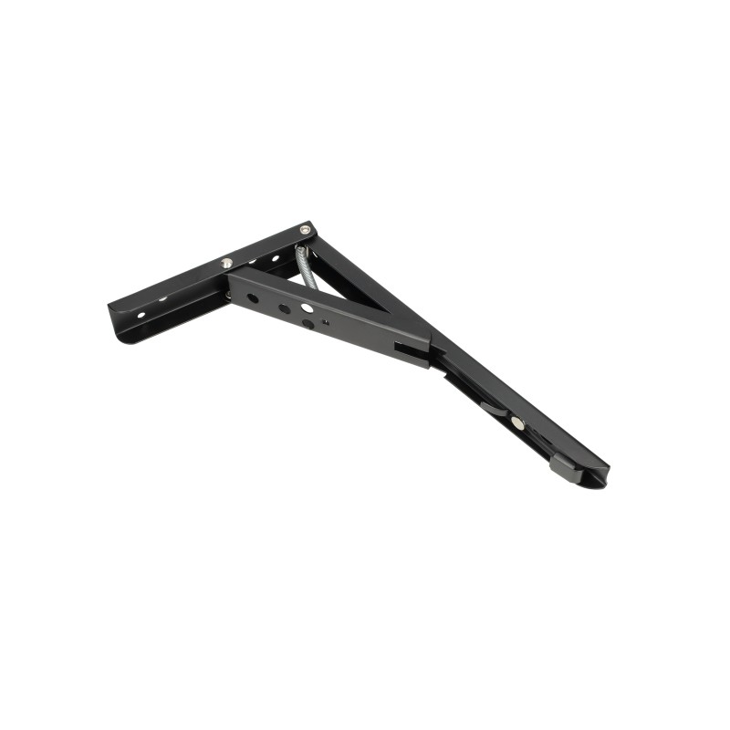 Kątownik składany 250x1.4mm czarny matowy