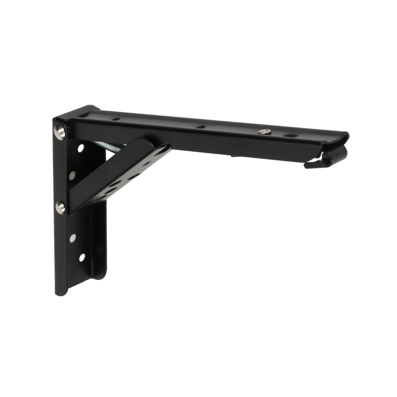 Kątownik składany 250x1.4mm czarny matowy