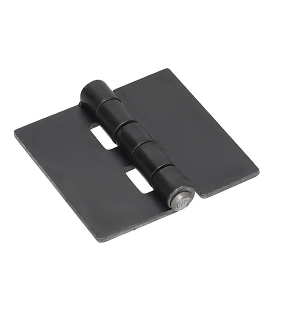 Zawias do spawania płaski gruby czarny  50x50x2mm
