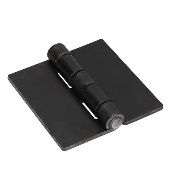 Zawias do spawania płaski gruby czarny 100x100x4.5