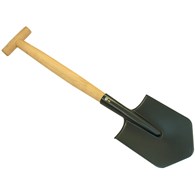Łopatka saperka trzon drewniany T  60cm  19x15cm