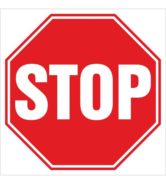 Tablica znak STOP (33x33)