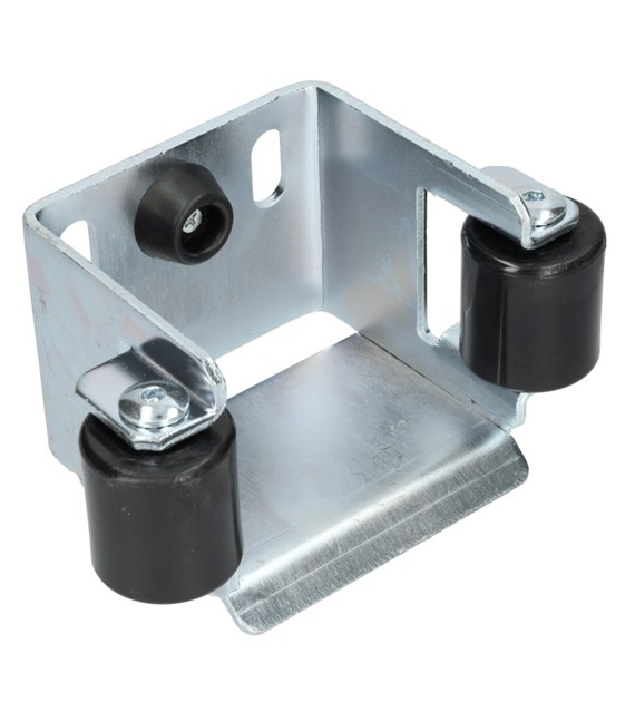 Uchwyt najazdu gniazdo szyna 80x80 do słupka 100mm