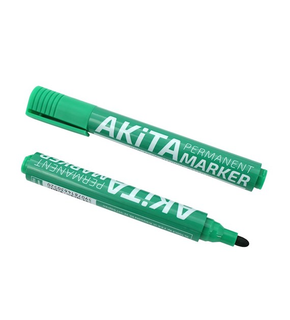 Marker budowlany okrągły zielony końc ostra 1-3mm