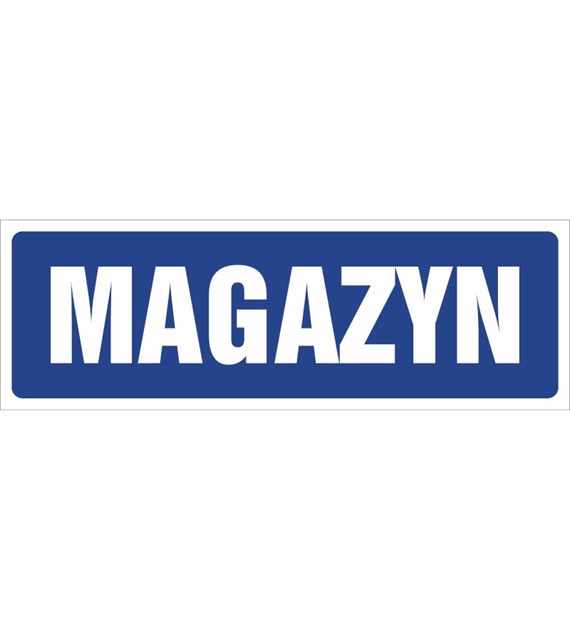 Tablica MAGAZYN N (10X30)