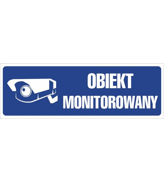 Tablica OBIEKT MONITOROWANY N (10X30)