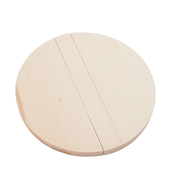 Deska drewniana do kiszenia kapusty w beczce