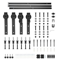 Zestaw okuć do drzwi przesuwnych 3m 2 drzwi niezal