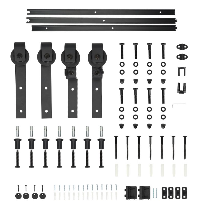 Zestaw okuć do drzwi przesuwnych 3m 2 drzwi niezal