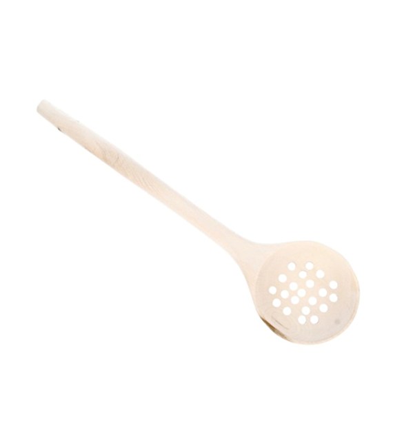 Łyżka drewniana sito cedzak 12cm
