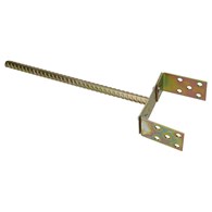 Podstawa słupa regul  0-160 pręt 400mm ocynk żółty