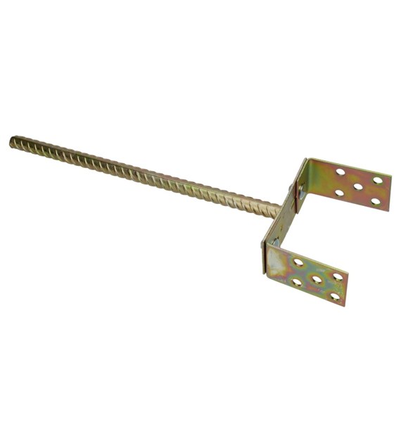 Podstawa słupa regul  0-160 pręt 400mm ocynk żółty