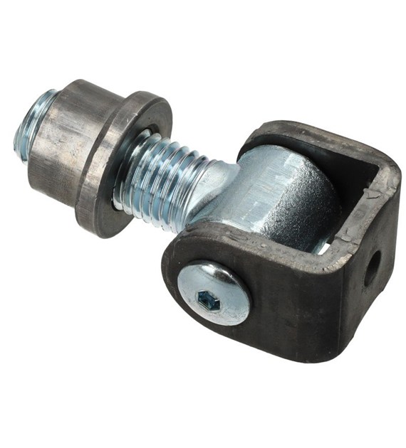 Zawias regulowany  M18 tuleja do spawania sur.ucho