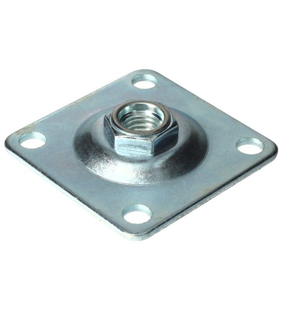 Podstawa zawiasa regulowanego M16 80x80x4mm