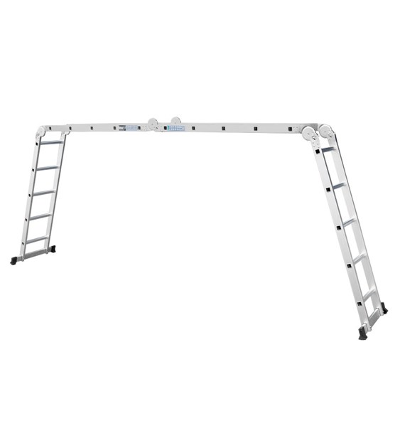 Drabina alu 4x5 5.9m uniwersalna podest