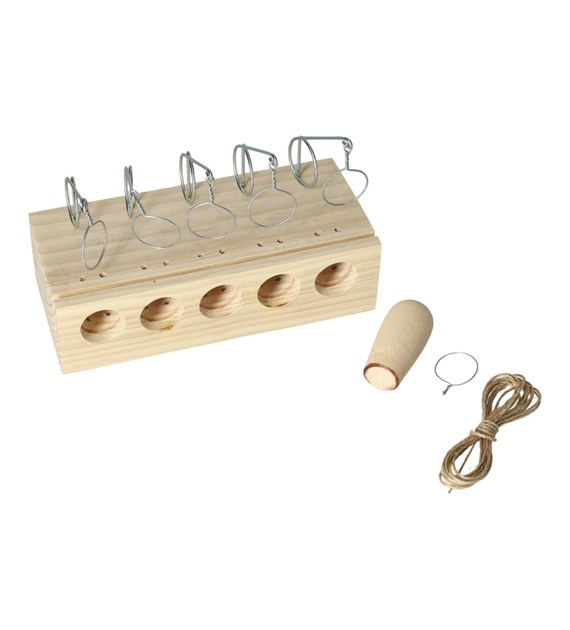 Myszołapka drewniana na 5 otworów