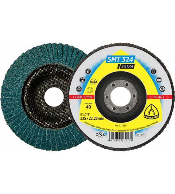 Ściernica listkowa SMT324 125mm P40 KLINGSPOR