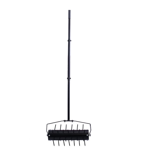 Aerator do trawnika bębnowy z kolcami z trzonkiem