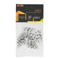 Koszulka termokurczliwa+cyna 0.25-0.34mm 30sz biał