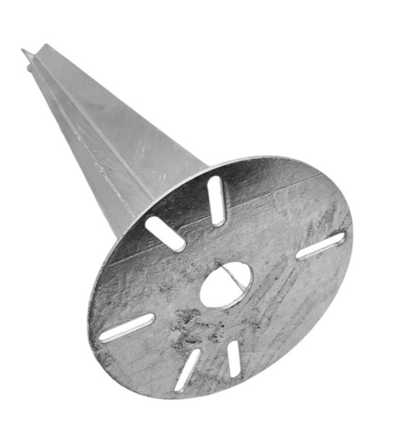 Podstawa wbijana do lamp ogrodowych okrągła 190mm