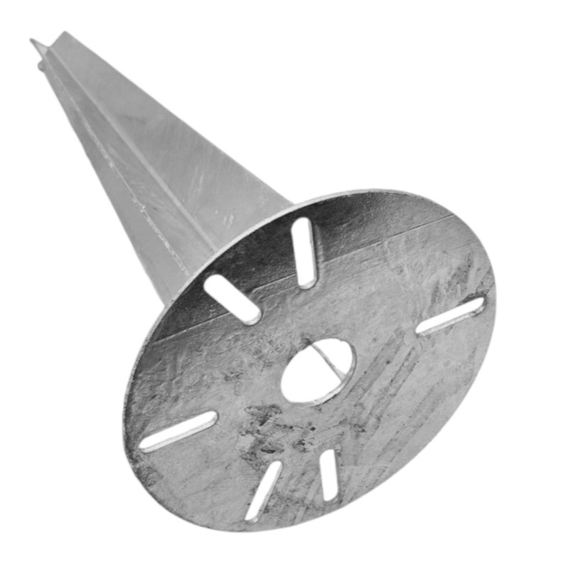 Podstawa wbijana do lamp ogrodowych okrągła 115mm