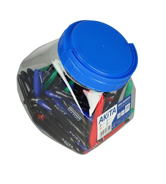 Marker budowlany mini mix kolorów tuba 80szt